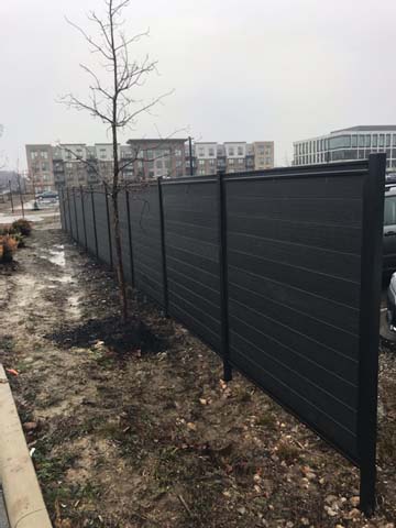 Black Perimtec Privacy Fenced